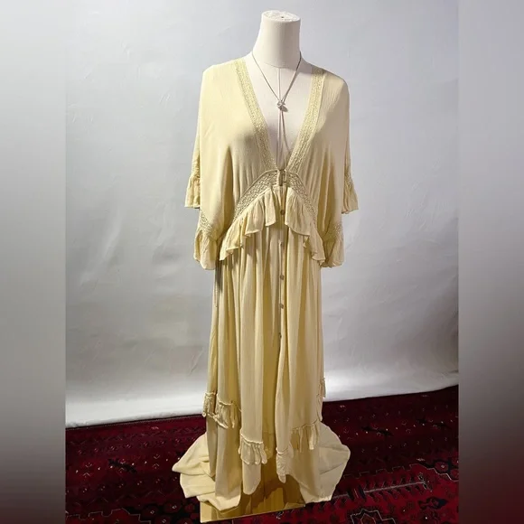 Free People Paradiso Maxi Dress XS Oversized - Picture 1 of 5